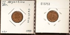 *Argentina Coin, 1 Centavo 1999 [E13753]8a7