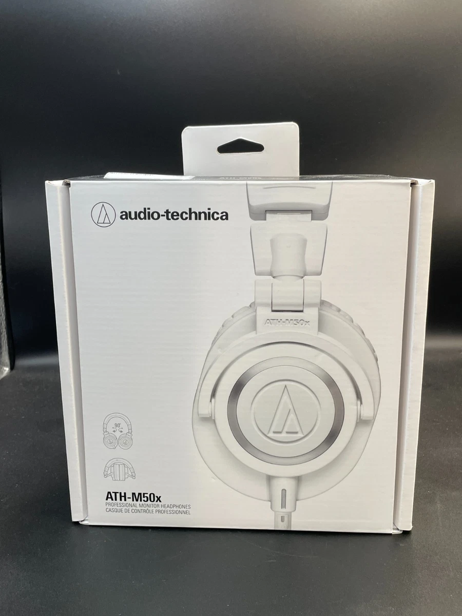 Audio-Technica ATH-M50x White Headphones for sale | eBay