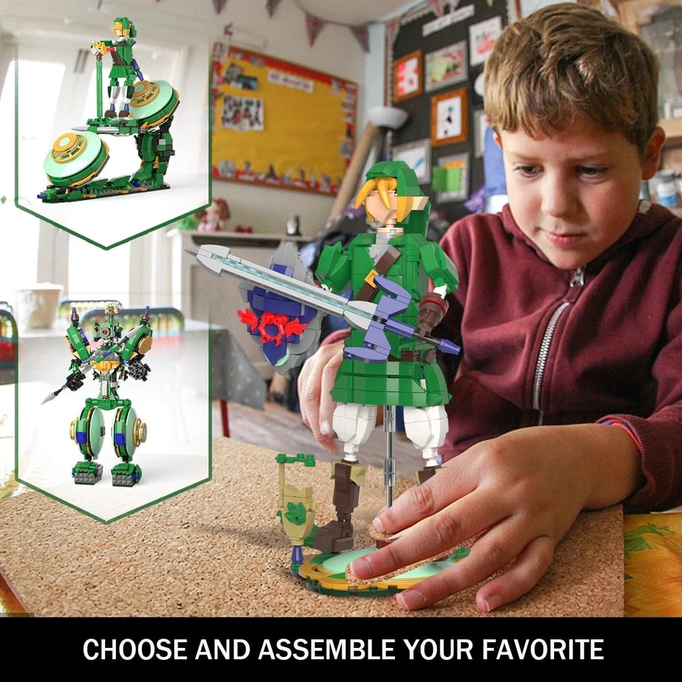 3 in 1 BOTW Building Set, Transforms to 3 Different Figures- from Link Holdin... - Image 4 of 4
