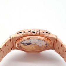 Patek Philippe Nautilus 5723/112R 18K Rose Gold Baguette Ruby Automatic Watch 13