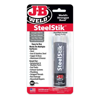 2 Oz. Steelstik Steel-Reinforced Epoxy Putty Stick (Case of 6)