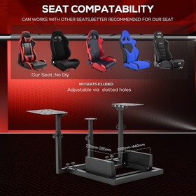 Supllueer Double Multiple Shift Lever Flight Game Mount For Logitech G29 G920