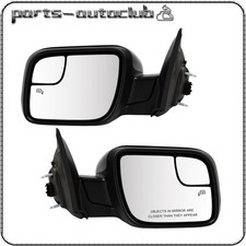 For 2011-2015 Ford Explorer Heated Power-folding Pair Side Mirrors Puddle Memory