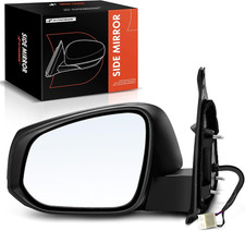 2016-23 Tacoma Driver Side Power Door Mirror Heated Black  Compatible Replacement