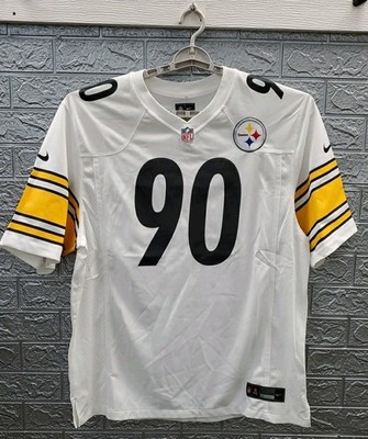 New Nike Pittsburgh Steelers Road Way Jersey #90 TJ Watt White