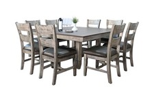 Sunny Designs Wendy Square Dining Set with Storage Shelf