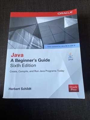 Java Beginners Guide Sixth Edition 