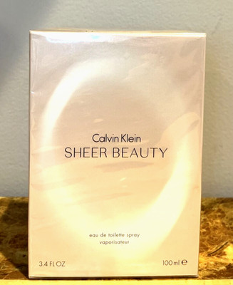 Vintage *2015- CK Sheer Beauty by Calvin Klein 3.4 oz EDT Sp Women Perfume SEALE