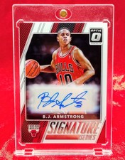 B.J. ARMSTRONG 2017-18 Panini Donruss Optic Signature Series AUTOGRAPH CHI Bulls