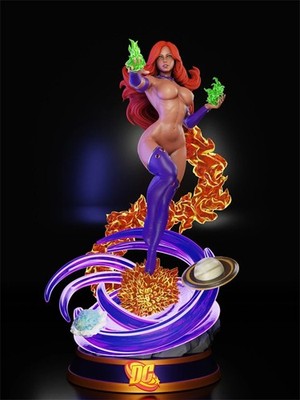 Starfire 2 Vers Unpainted 3D Printing Resin Kits Figure 12.2'' 16.1'' Comic Model