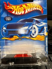 2000 Hot Wheels Collector 237 1964 LINCOLN CONTINENTAL Black w/Chrome 5Dot Sp