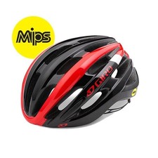 Casco bici/bici da strada Giro Foray MIPS rosso/nero unisex piccolo 51- 55 cm nuovo