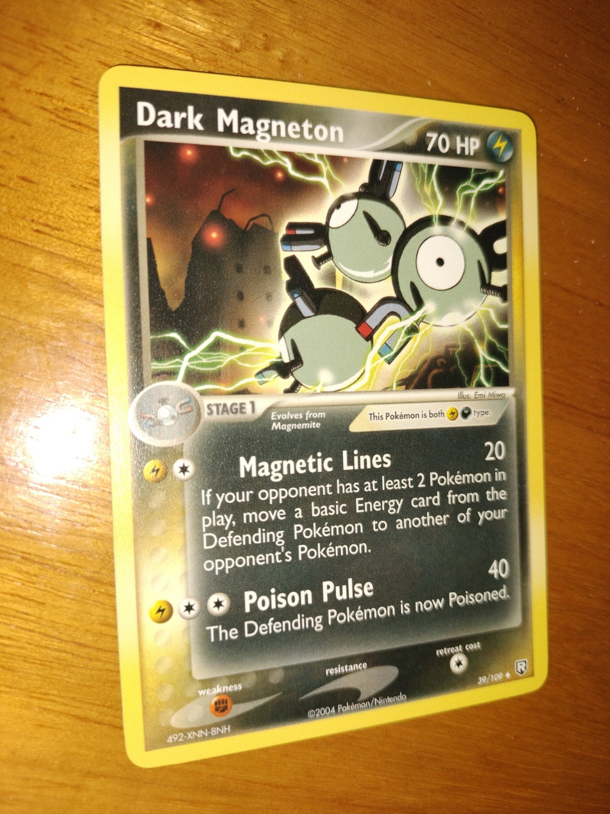 Dark Magneton 39/109 Uncommon Team Rocket Returns NM Pokemon Card