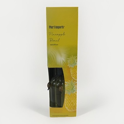 Pier 1 One Imports ~ PINEAPPLE BASIL~ Reed Diffuser 10 oz Oil NEW DISCONTINUED