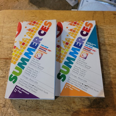 #ad #ad 2 1991 Consumer Electronics Show CES Official Pocket Directory Book Chicago $49.99