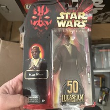 Mace Windu Star Wars Episode I Black Series Action Figure 50th Anniversary