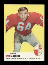 1969 TOPPS FOOTBALL #44 DAVE WILCOX SAN FRANCISCO 49ERS