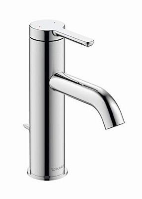 Duravit C1 Single handle lavatory faucet M, with pop-up and drain assembly