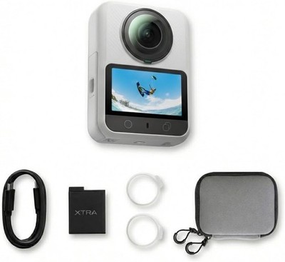 Xtra Sphra360 Action Camera,8K Panoramic Video,105GB Waterproof Volgging Camera