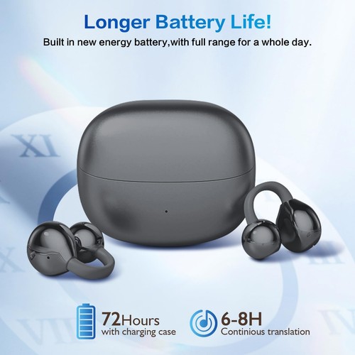 Translation Earbuds Real Time - 3 in 1 Free Clip Ai Translator Earbuds, 144-L... - Picture 3 of 7