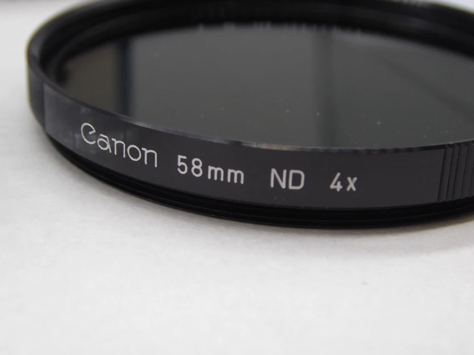 Canon 58mm ND 4x neutral density filter, 4 x boxed with genuine keeper mint - Image 3 of 3