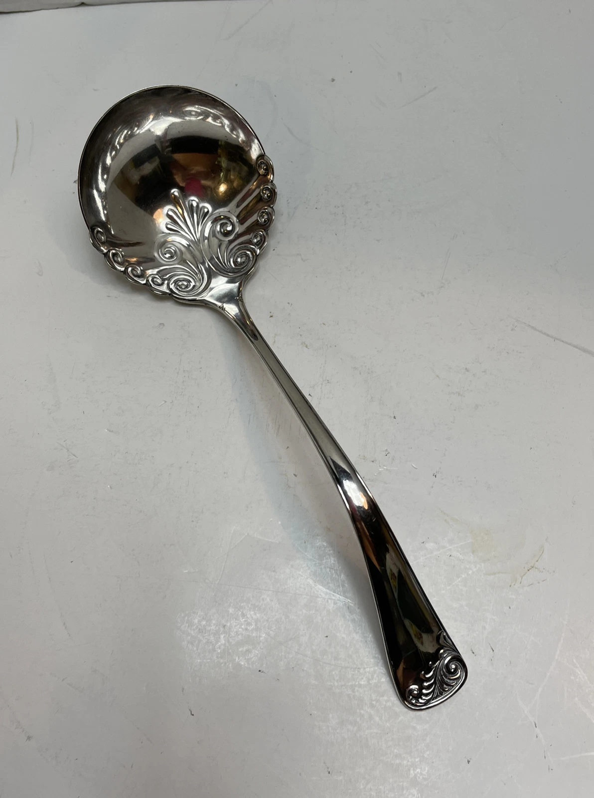 Antique A.F. Towle & Son Lunt Silverplated 11 3/4 " Punch Soup Ladle Clumber