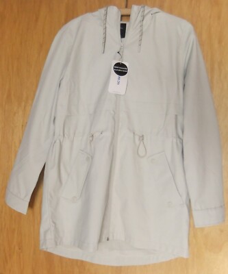 Jacke mit Kapuze Weiß Gr. 38 Windbreaker Regenjacke Freizeitjacke Neu LC Waikiki