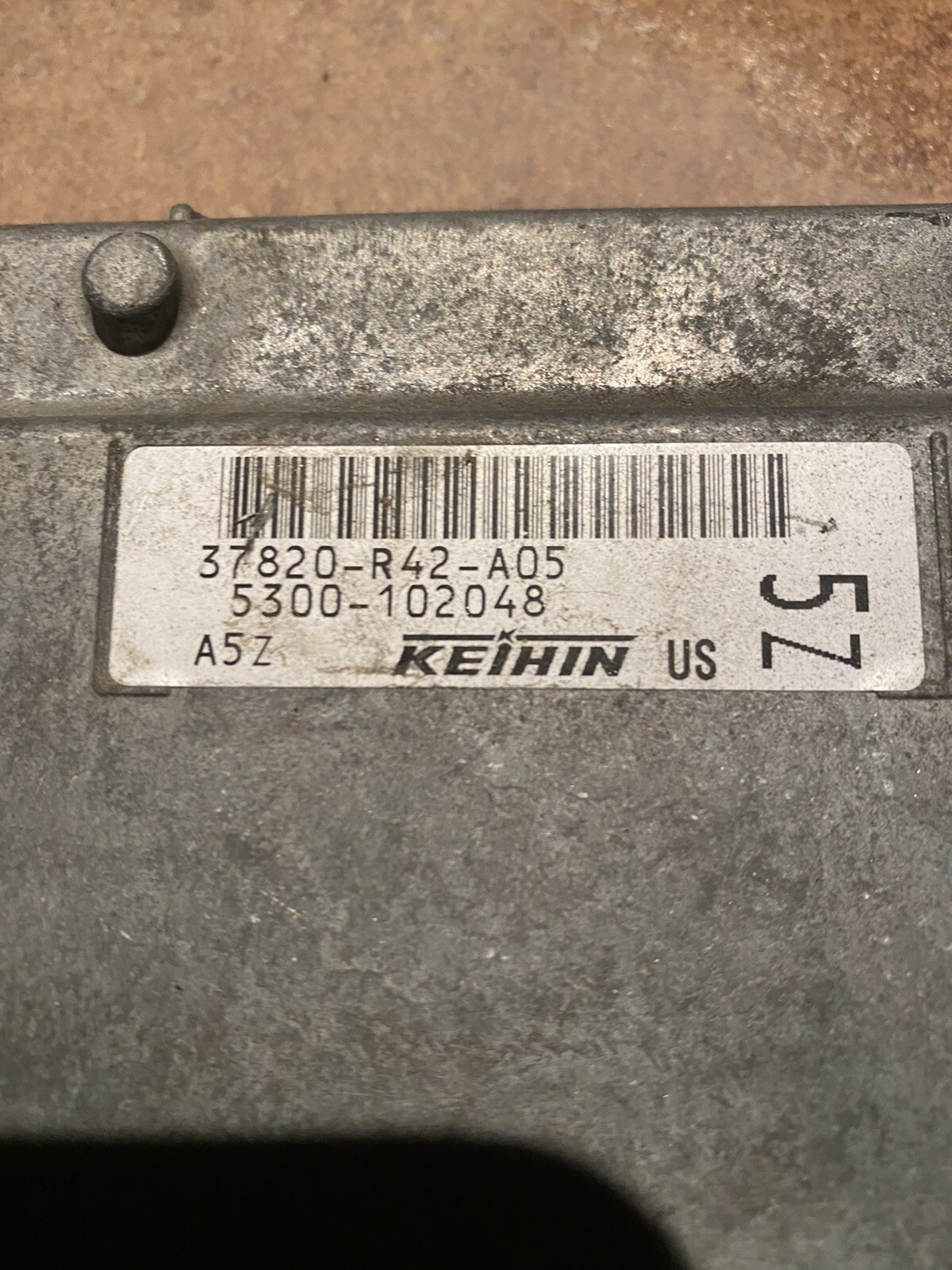 0809 Honda Accord K24 manual transmission engine computer ECM 37820