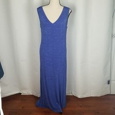 Vintage Mixed Blues - blue dress sleeveless Size Medium