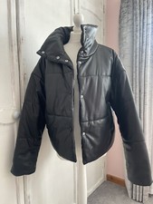 Na-kd Pu Padded Jacket Eu42 Size 14 Brand New With Tags
