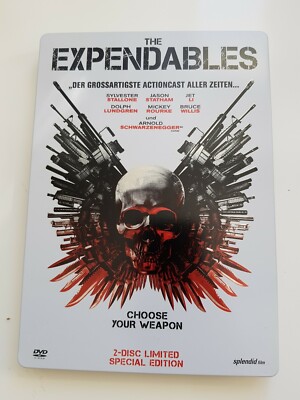 The Expendables 1 - 2 Disc Limited Steelbook Edition 