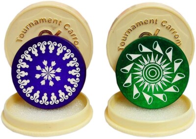 Carrom Tournament Striker with Smooth Surface Pack of 2 Multi for 24 months