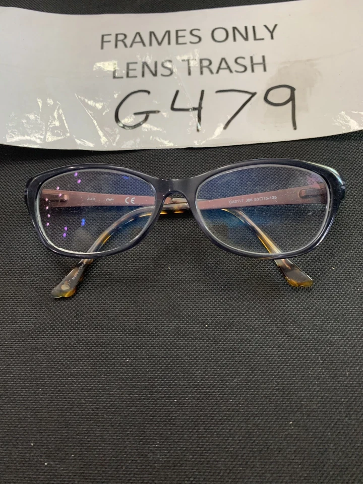 Candies Designer Reading Glasses CA0117-086-53mm in Crystal Blue Marble G479 - Image 2 of 4