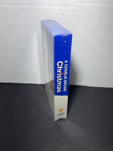 1990 Vintage A Charlie Brown Christmas VHS Tape Factory Sealed NEW Classic Promo - Picture 4 of 5