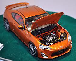 Rare kit Aoshima 1/24 Toyota 86 2012 plastic model with engine