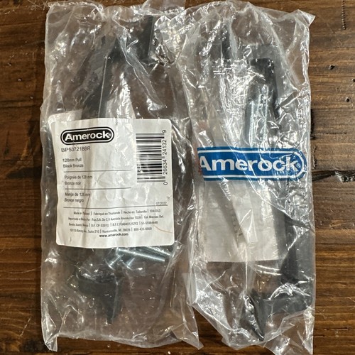 Lot Of 2 Amerock BP53721BBR Black Bronze Zinc Westerly Cabinet Pull - 第 3/3 張圖片