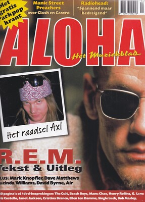 Aloha-No 4 Jun 2001 music Magazine with REM