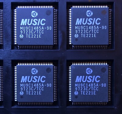 MUSIC MU9C1485A-90TCC Content Addressable SRAM, 1KX64, 75ns, CMOS, PQFP80  Qty.1