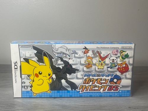 JP Learn With Pokemon: Typing Adventure Nintendo DS Includes Keyboard Brand New