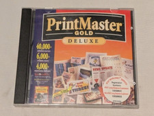 Printmaster Gold Deluxe version 4.0 - Windows 95 and Windows 3.1 - CD-ROM