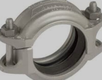 Victaulic 2-60.3 Zero Flex Style 07 Galvanized Rigid Gasket Clamp Coupling