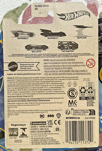 2021 Hot Wheels Set of 5 Batman Vehicles - DC Comics - Batgirl-Batman-Two Face - Picture 7 of 7