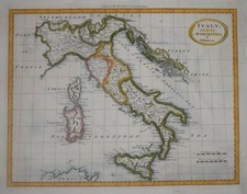 ITALY BY THOMAS BOWEN FOR BARLOW'S GENERAL HISTORY OF EUROPE, 1791.