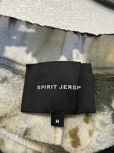 Spirit Jersey Tie Dye Jogger Pants Medium Black Blue Brown White NEW - Picture 5 of 10