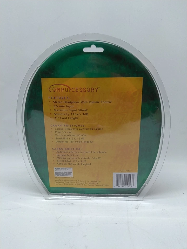 Auriculares Compucessory CCS15153 Foto 2 de 4