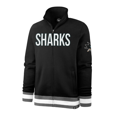 NHL San Jose Sharks Jacke Legendary Track Zip Sweater Sweatjacke Full Blast