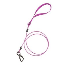 Heavy Duty Dog Leash 4/6Ft Chew Proof Metal Cable Padded Handle for Large Dogs