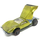 Hot Wheels Redline Tri-Baby Car 1969 Yellow Made In United States