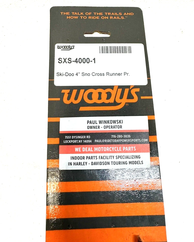 Woodys 4" Carburos Mini Trineo Corredores Ski-Doo Mini Z 120 Z120 1999-09 - SXS-4000 Foto 3 de 4