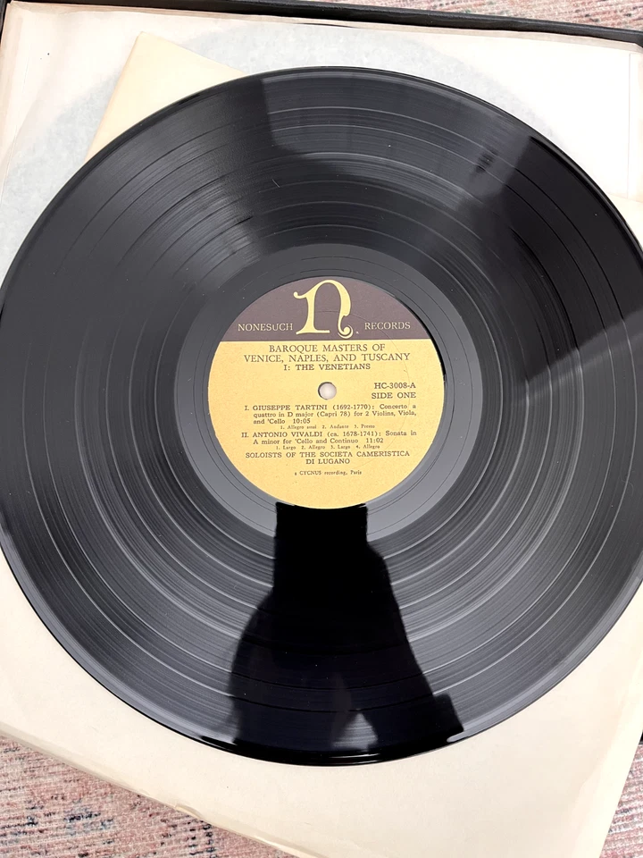 Rare Vintage Records Baroque Masters of Venice, Naples, & Tuscany Hc73008 - Image 4 of 4